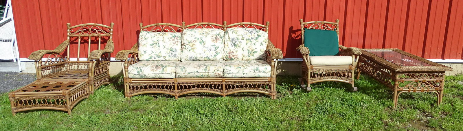 Bamboo and Rattan Porch Set (1 of 6)