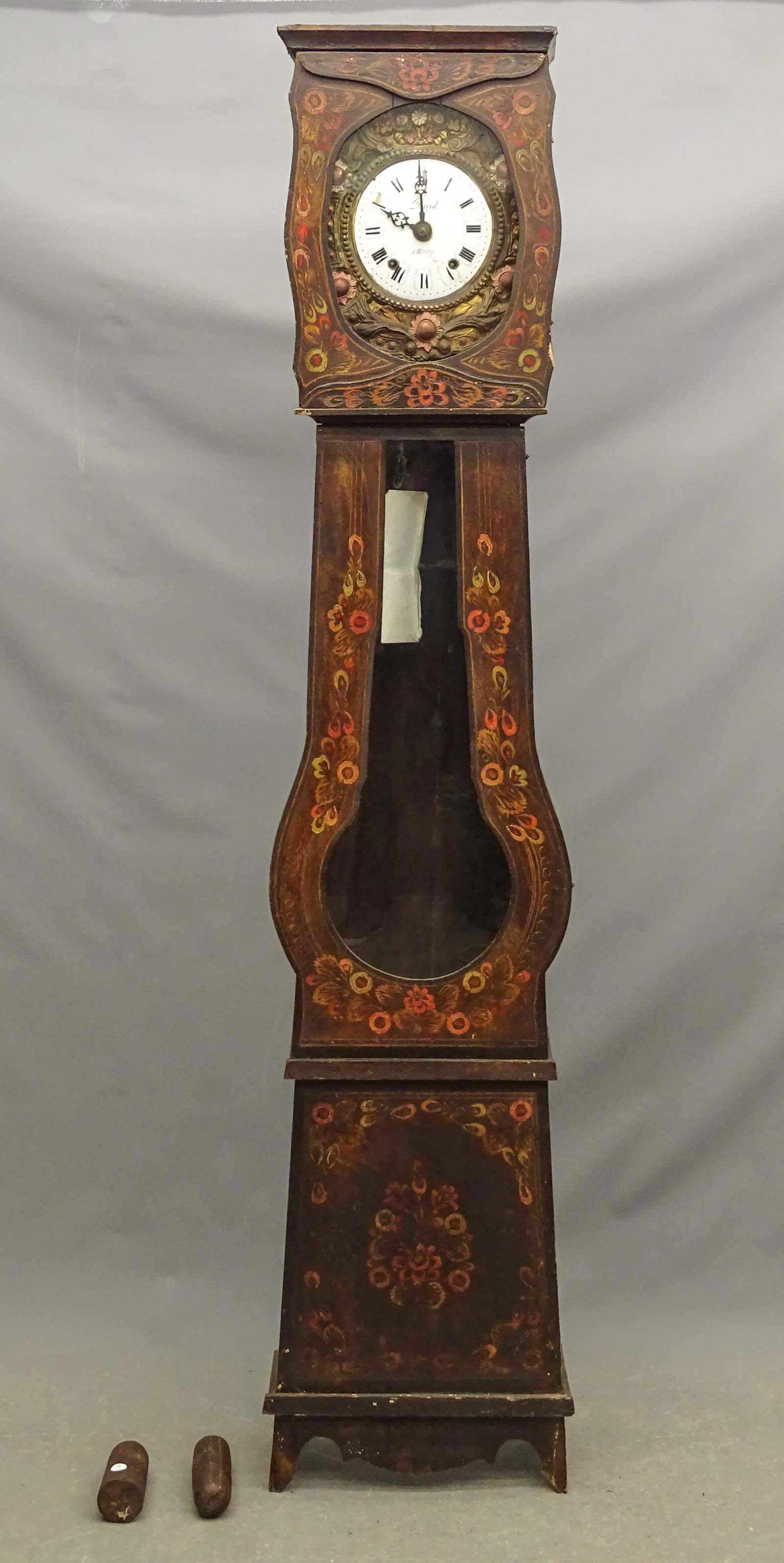19th c. Continental Tall Case Clock (1 of 5)
