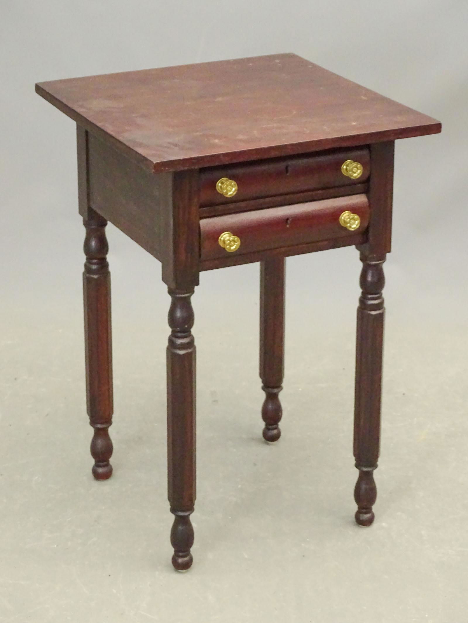 19th c. Two Drawer Stand (1 of 4)