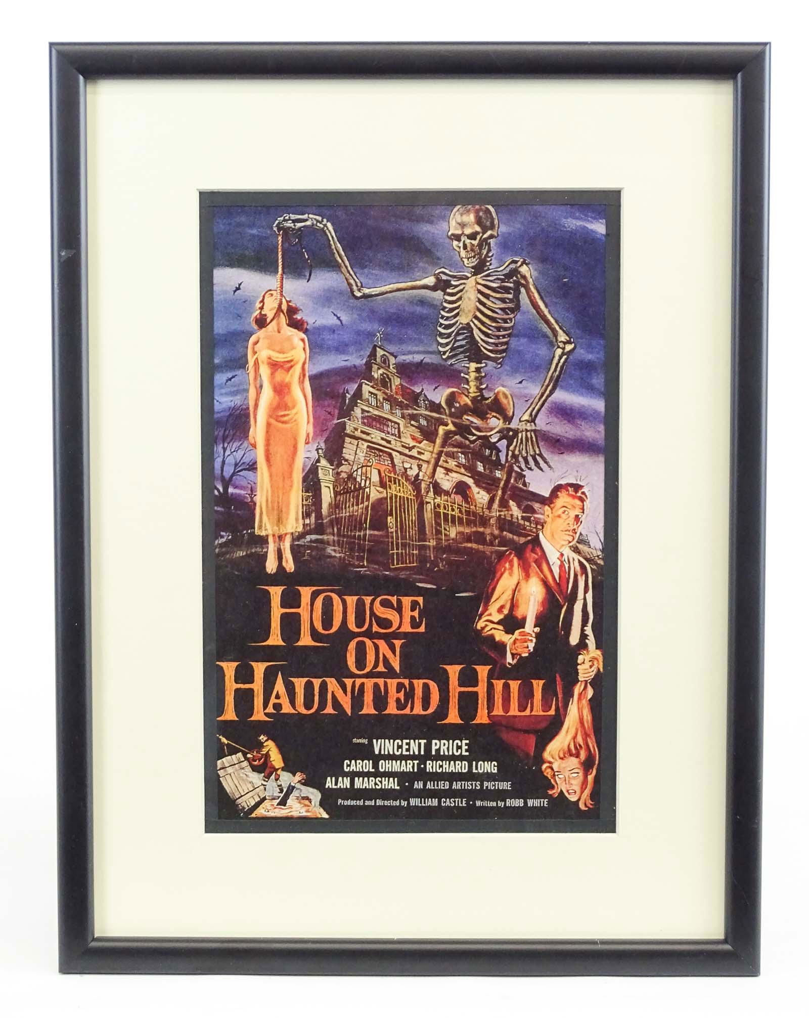 Original House on Haunted Hill Poster Proof (1 of 4)