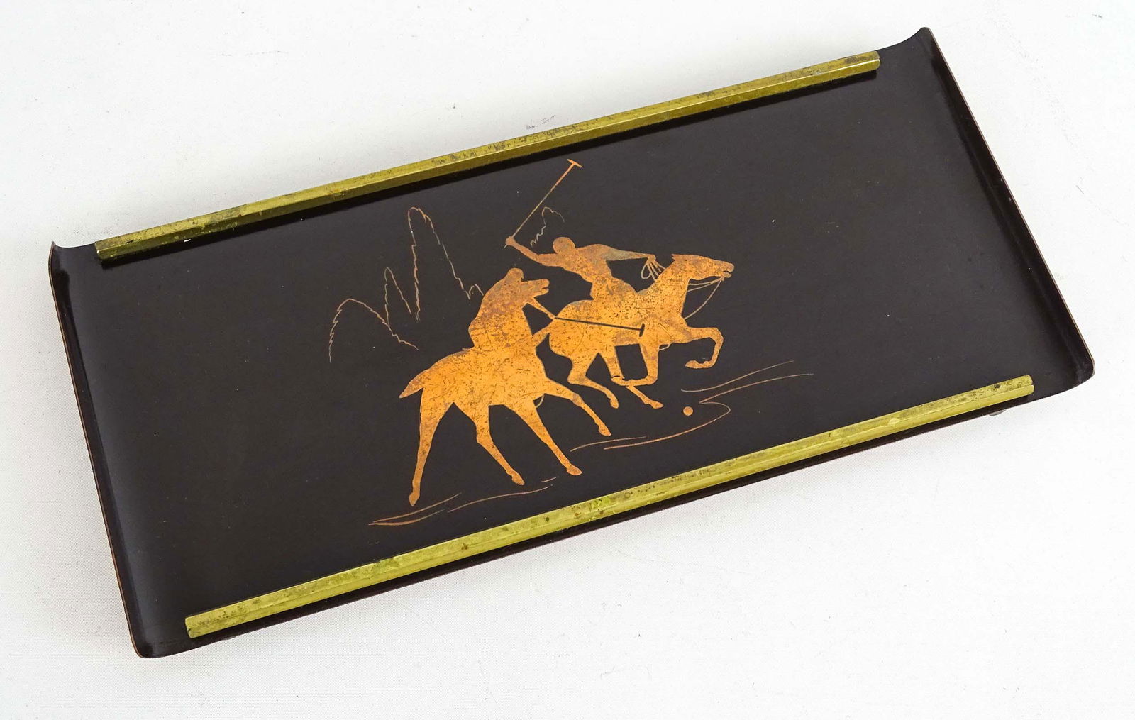 Polo Player Art Deco Tray (1 of 4)