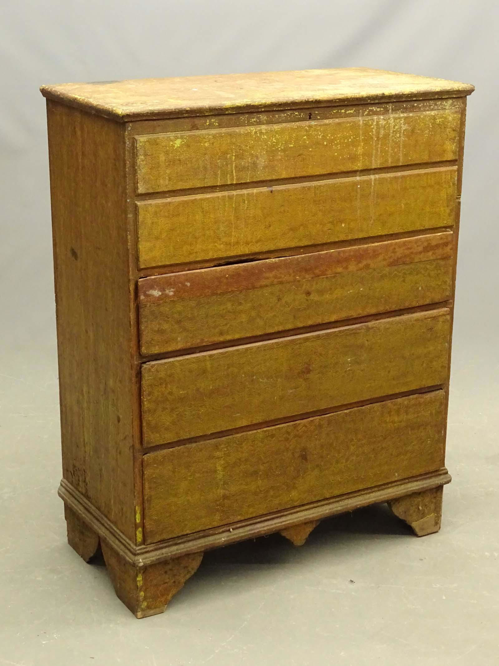 18th c. Queen Anne Lift Top Blanket Chest (1 of 6)
