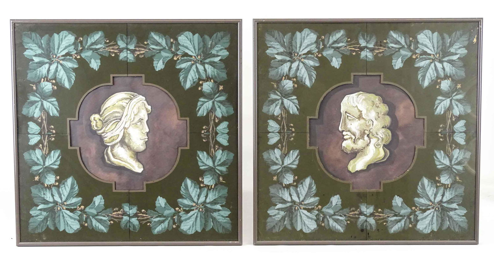 Watercolor Wallpaper Style Portraits (1 of 5)