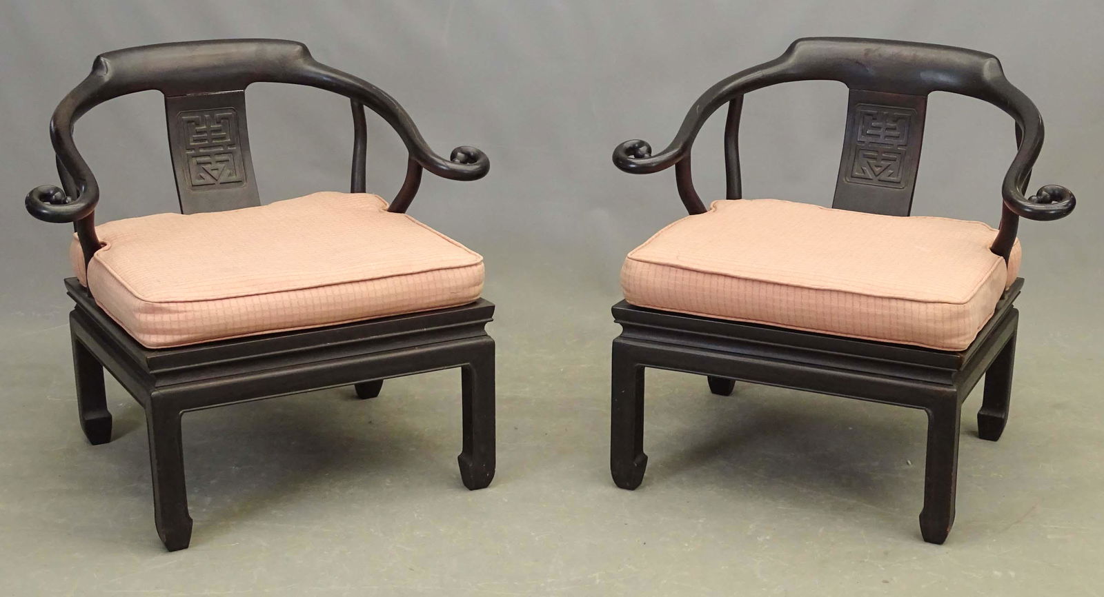 Pair Chinese Ming Chairs (1 of 5)