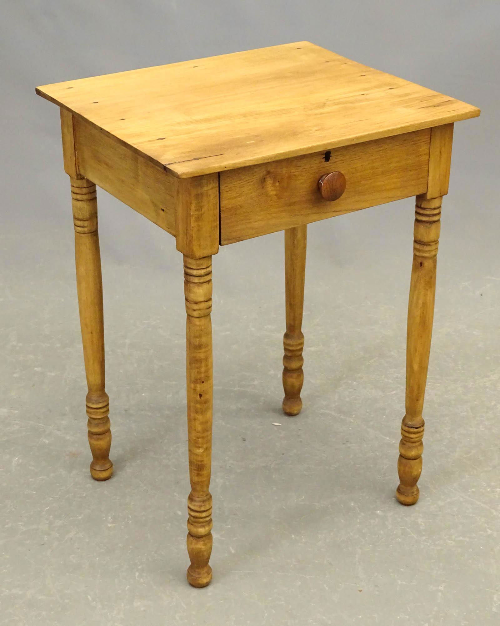 19th c. Single Drawer Stand (1 of 4)