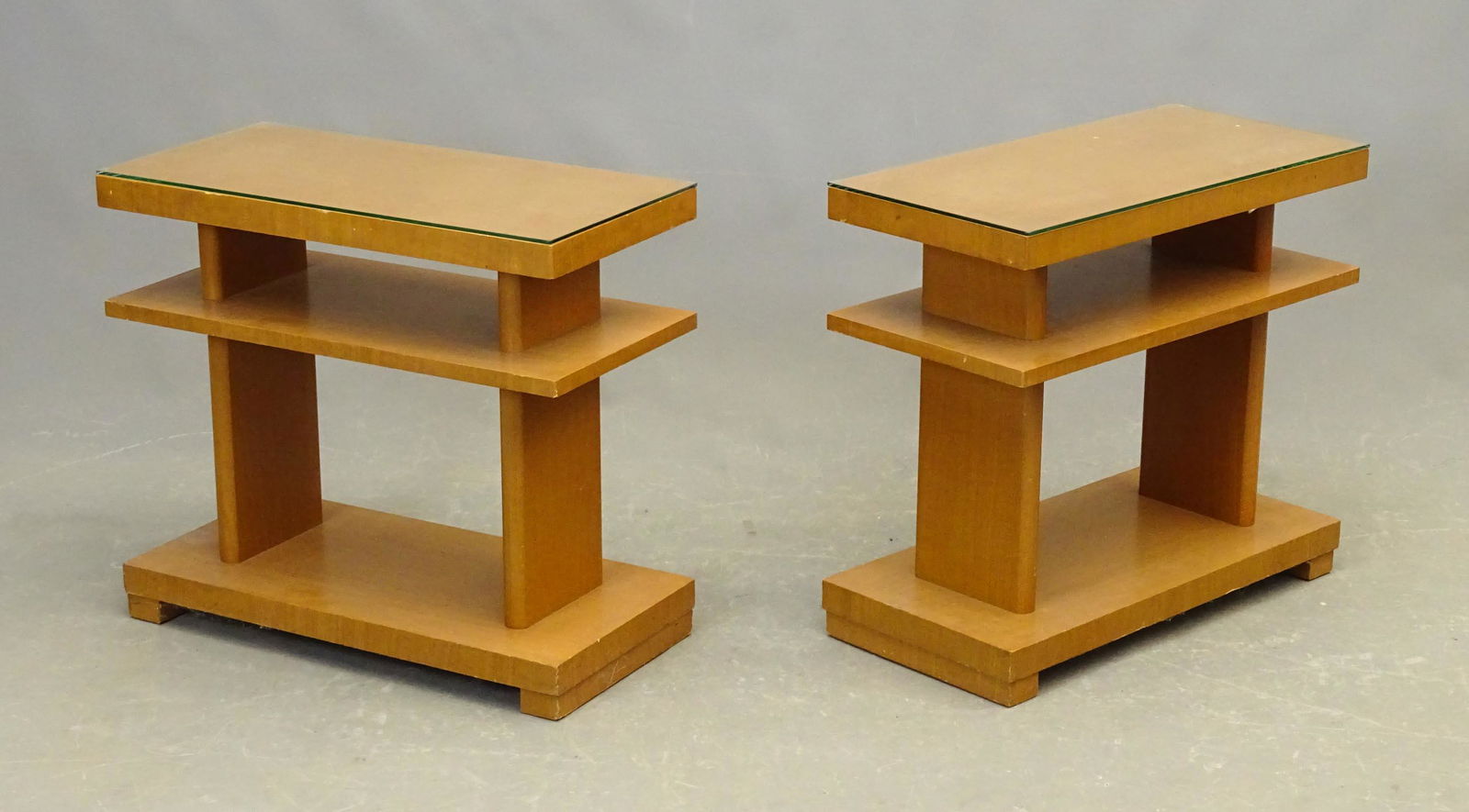 Pair Mid Century Side Tables (1 of 2)