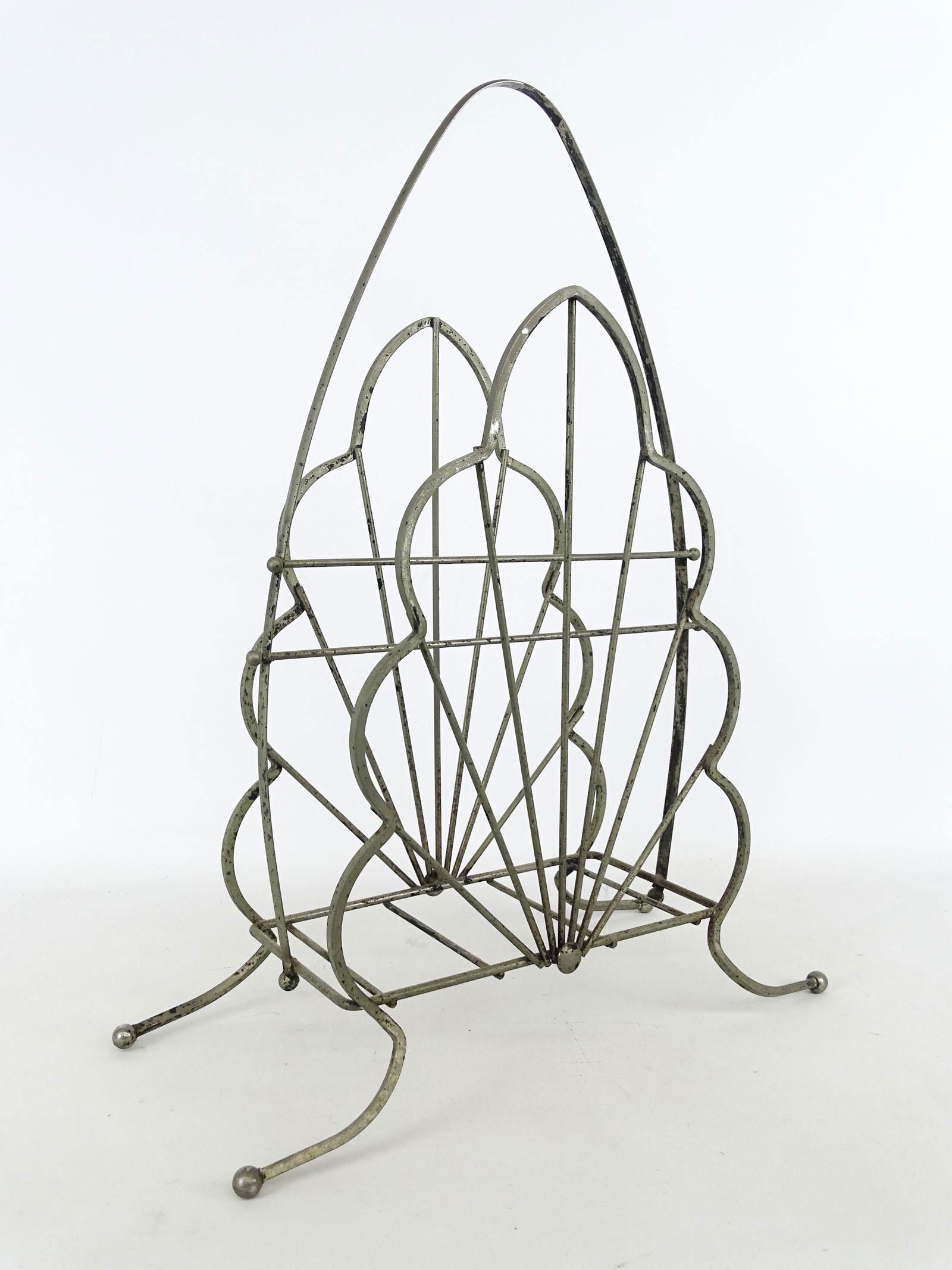 Art Deco Magazine Rack (1 of 3)