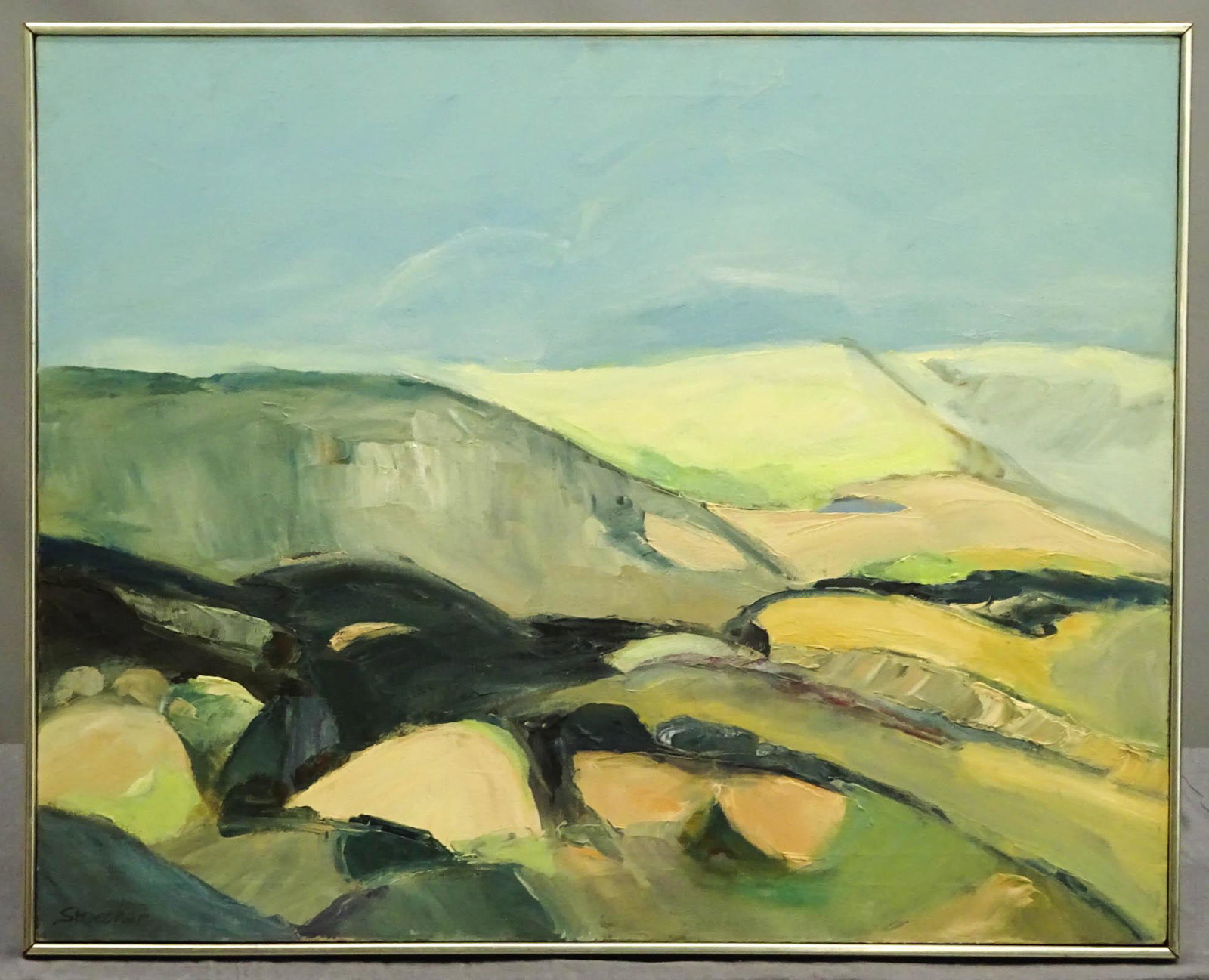 Stoecker (20th Century), "Alpine Landscape II" (1 of 3)
