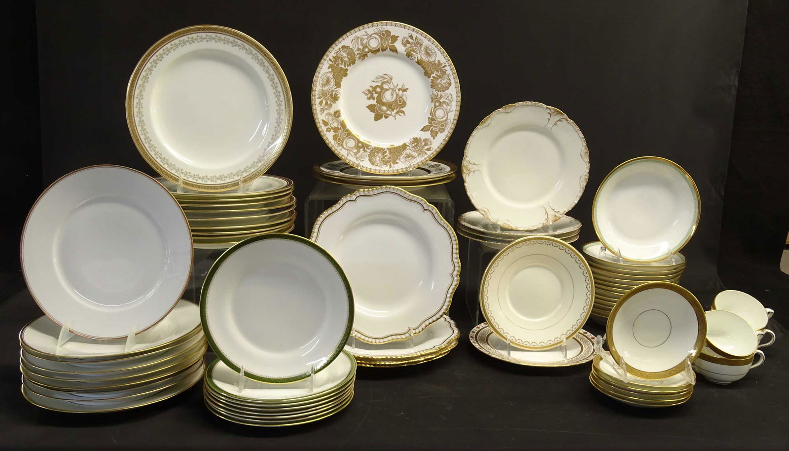 Collection of Gold Rim Porcelain` (1 of 18)