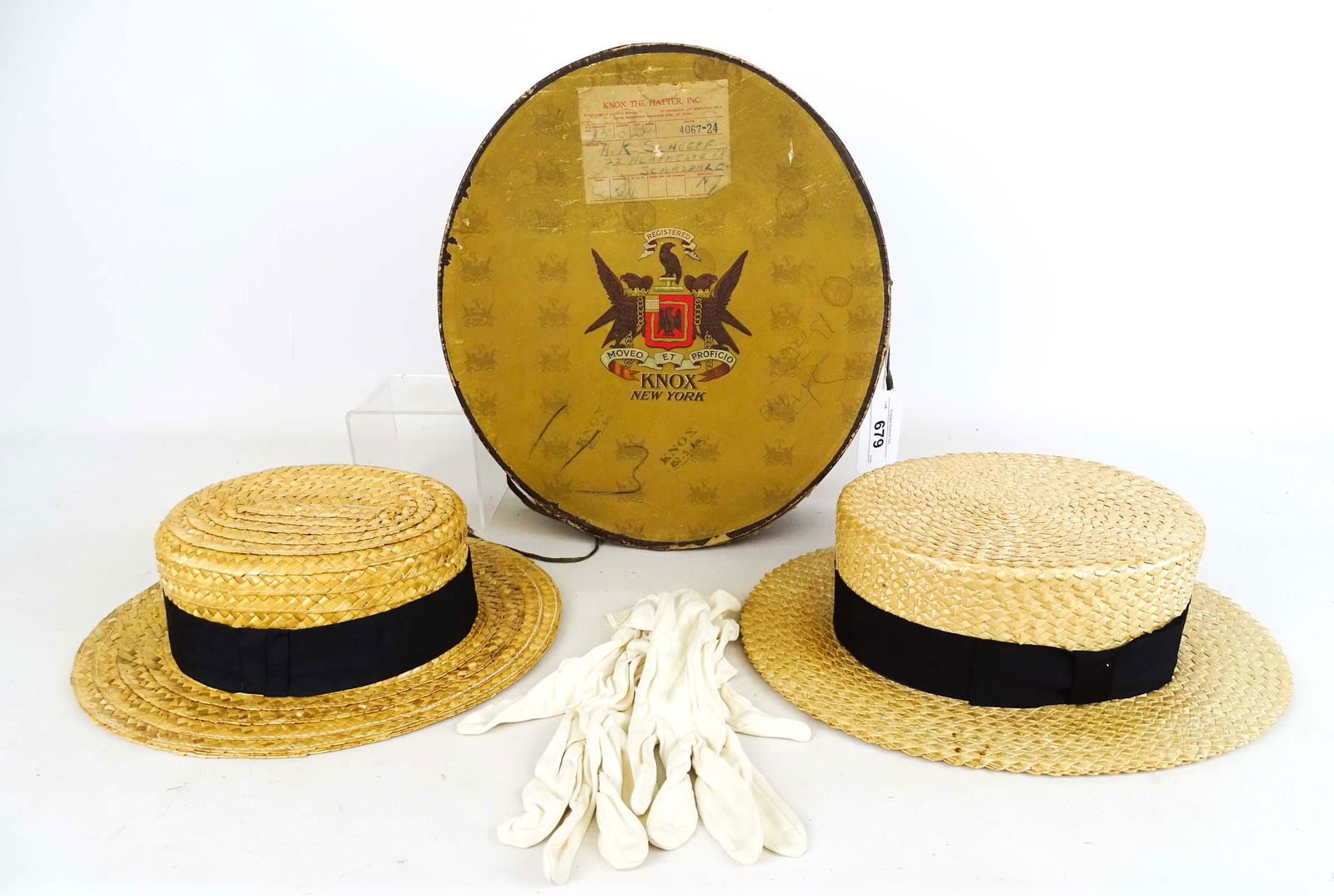 C. 1920's Straw Hat (1 of 8)
