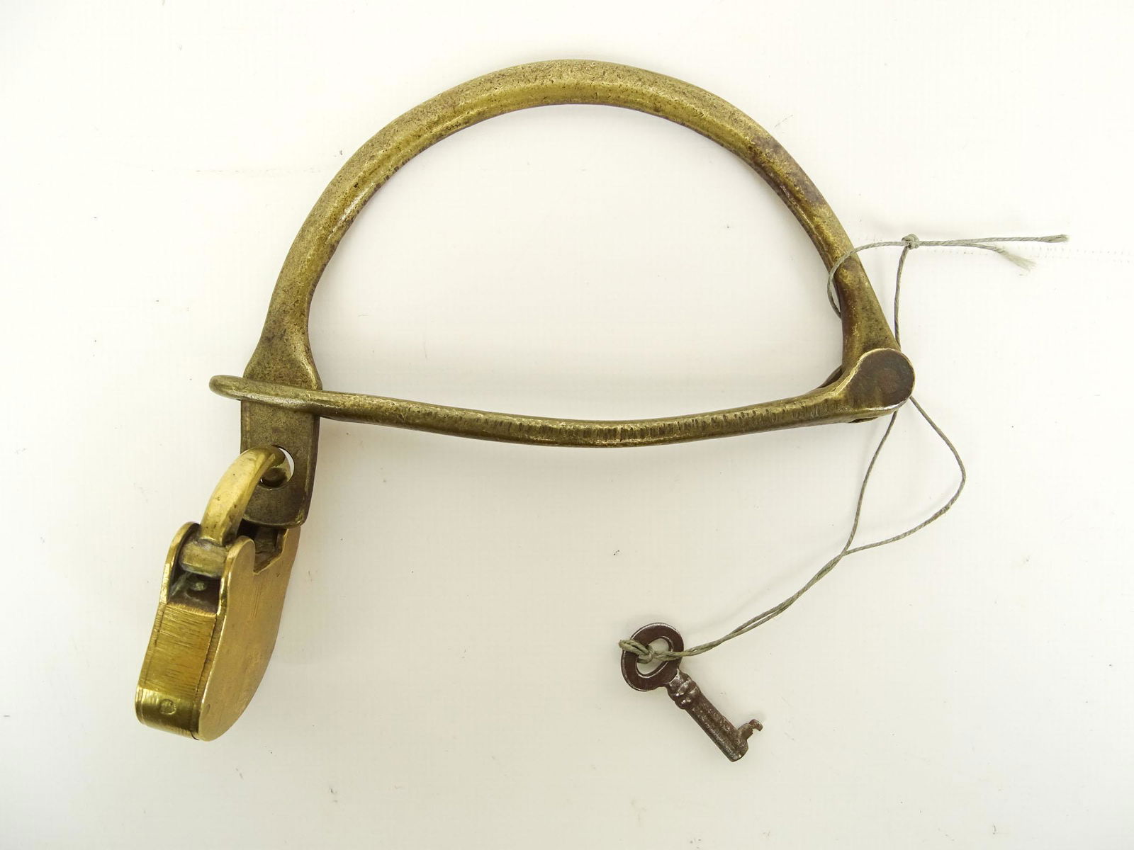 Early Brass Bicycle Lock (1 of 5)