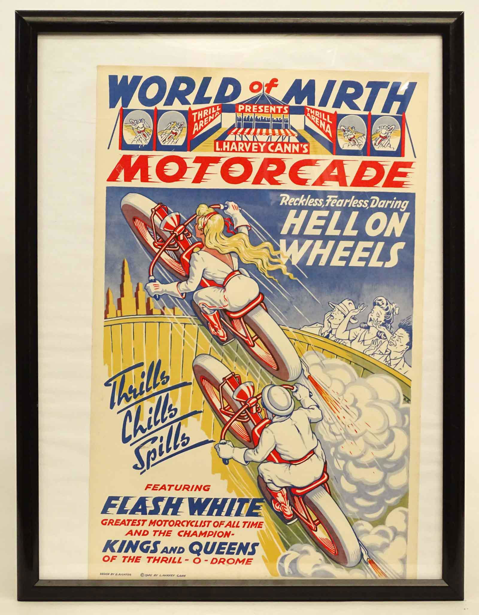 Vintage Motorcycle Poster (1 of 3)