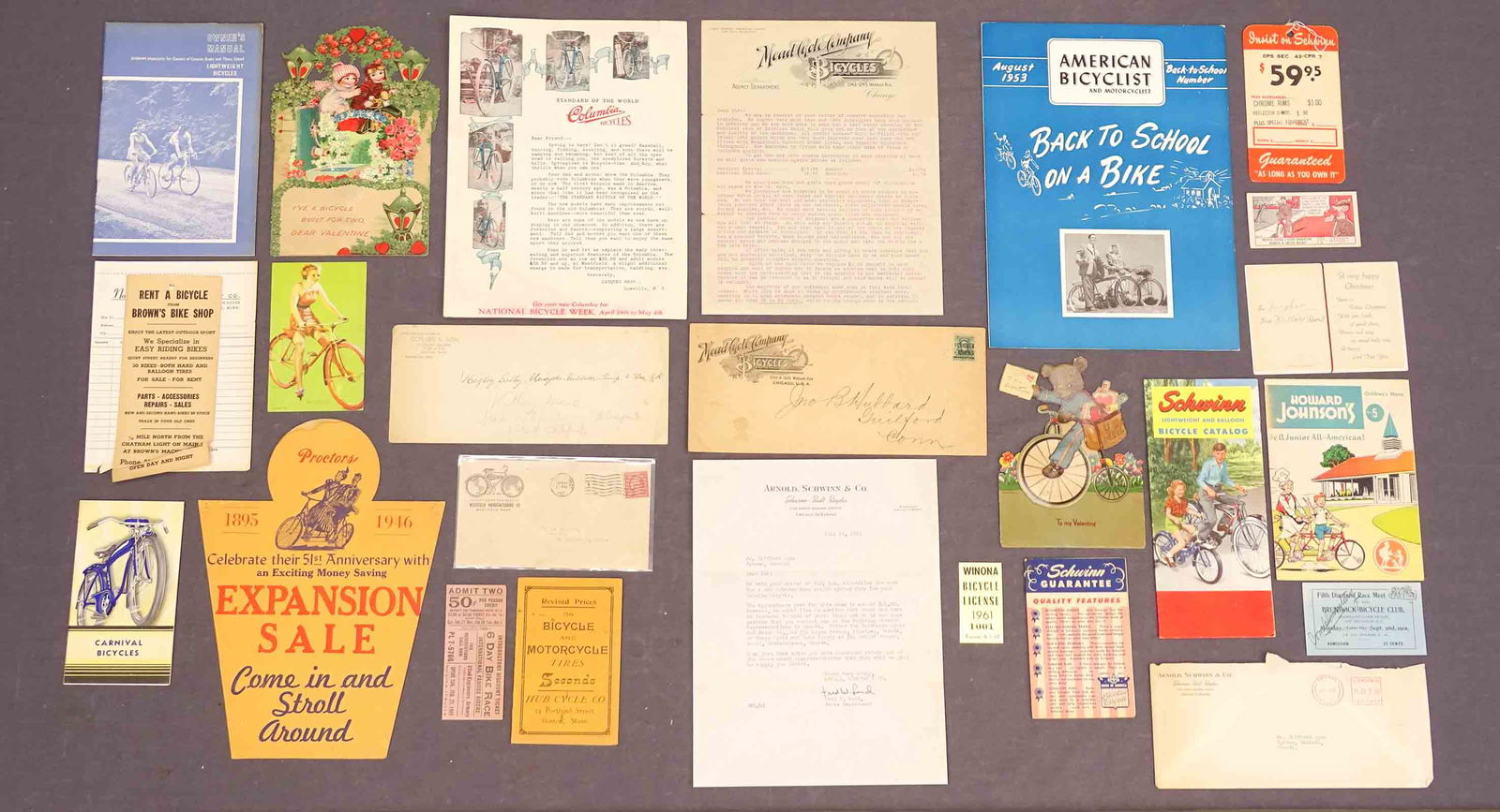 Bicycle Ephemera Lot (1 of 9)