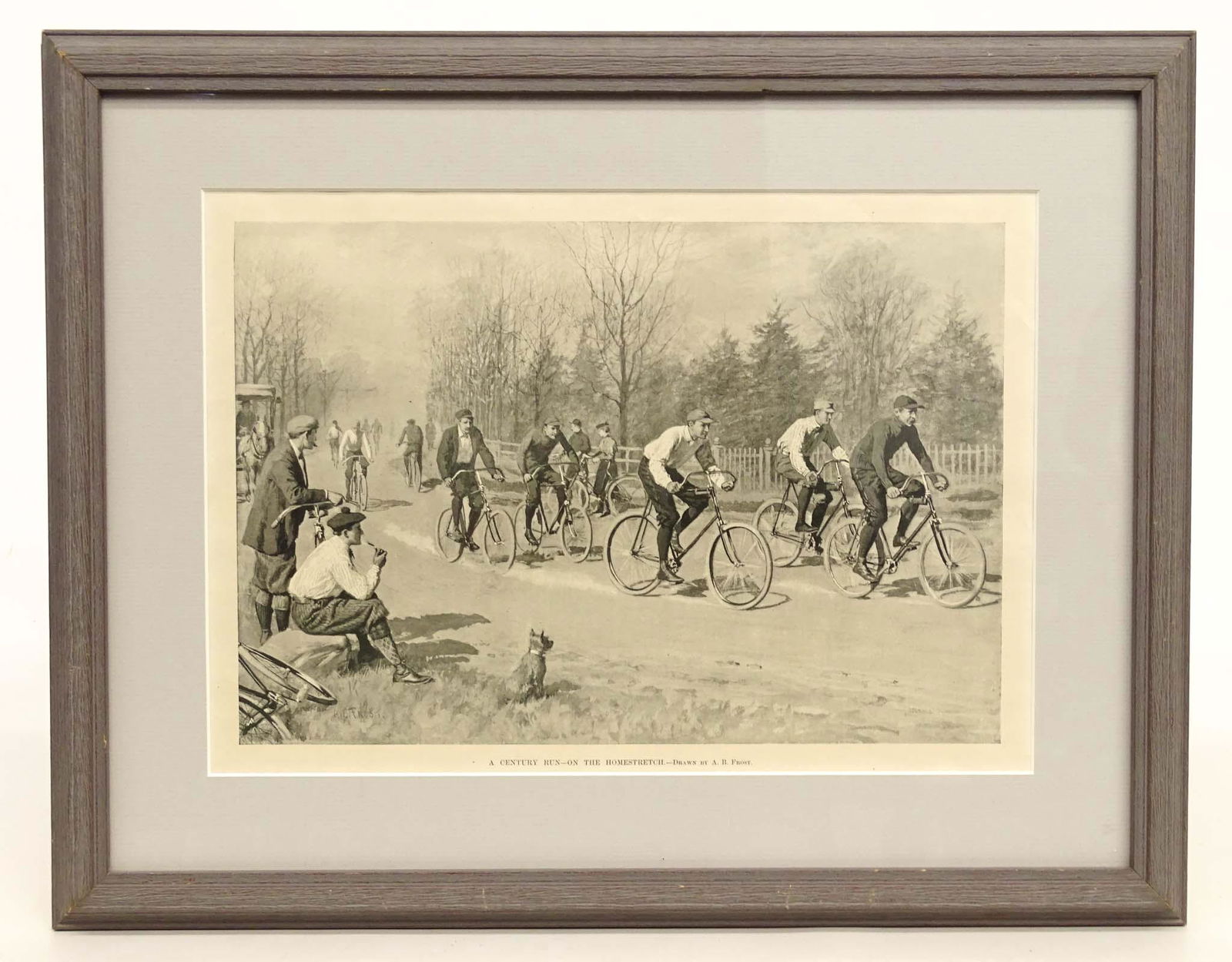 Print "A CENTURY RUN-ON THE HOMESTRETCH" (1 of 4)