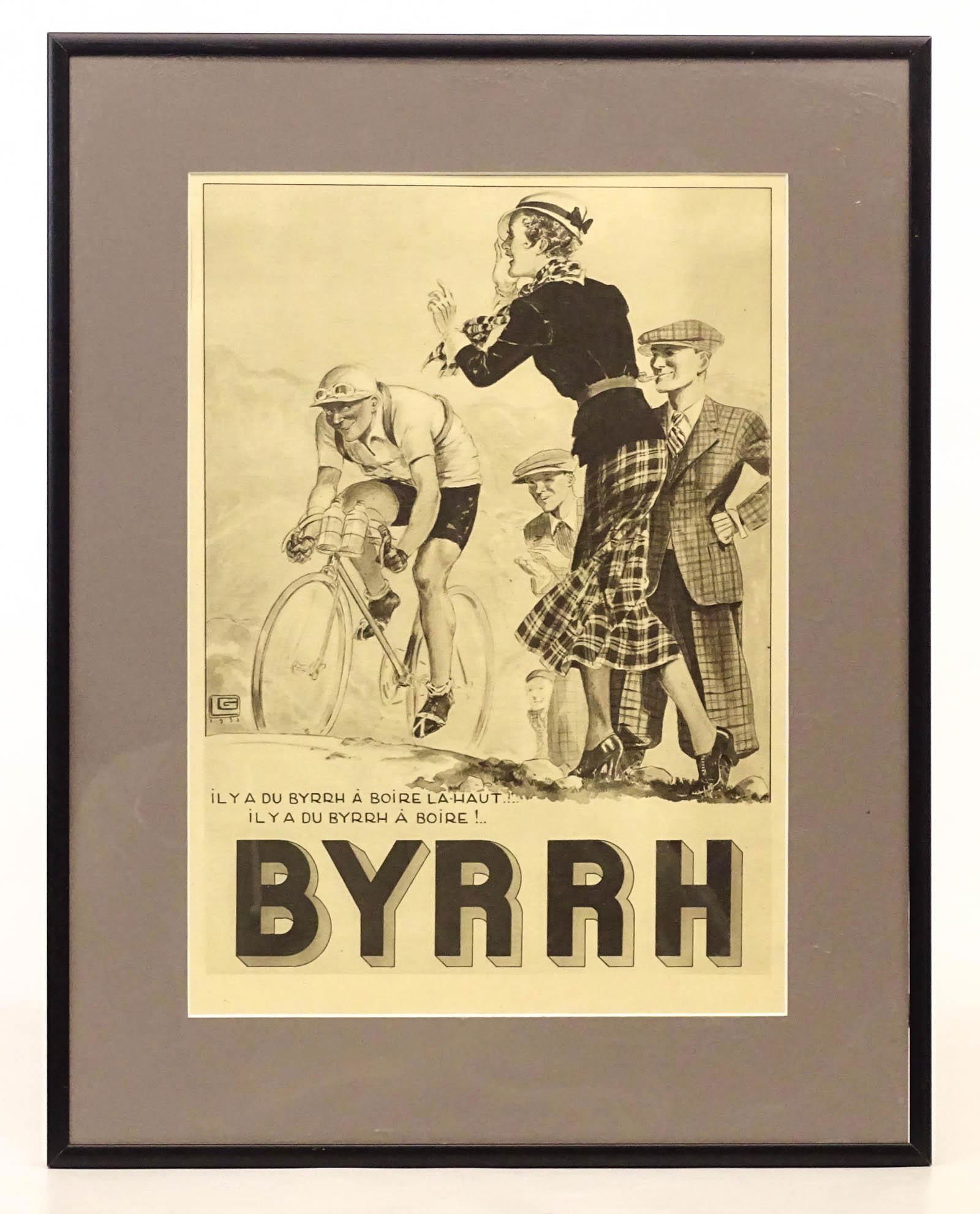 European Framed Bicycle Print (1 of 4)