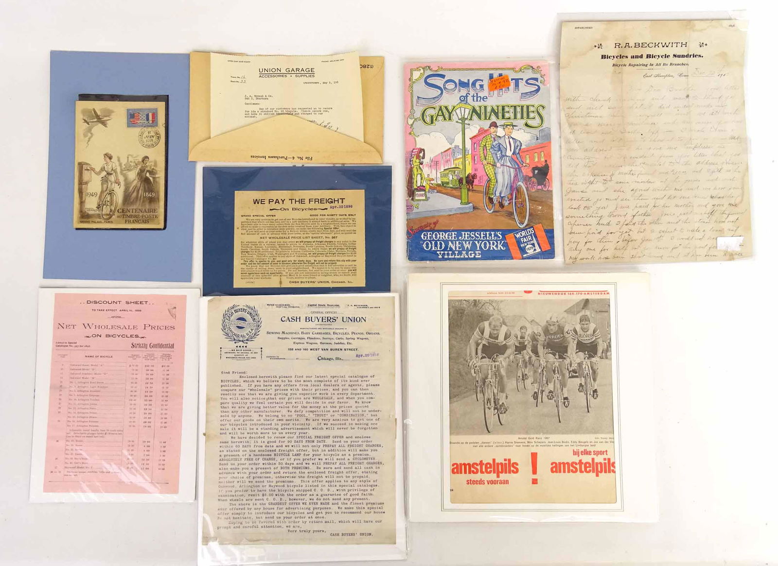 Bicycle Ephemera Lot (1 of 8)
