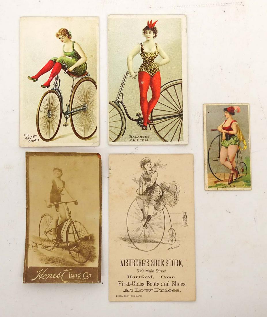 Bicycle Ladies Tobacco & Trade Cards (1 of 7)