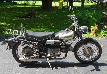 1966 Harley Davidson Motorcycle: 1966 Harley Davidson Aermacchi Sprint H., SN # 66H6047, 8441 miles, barn find, no title.