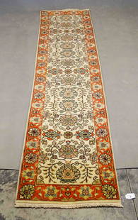 Oriental Rug Runner.: Oriental Rug Runner. 30" x 124".