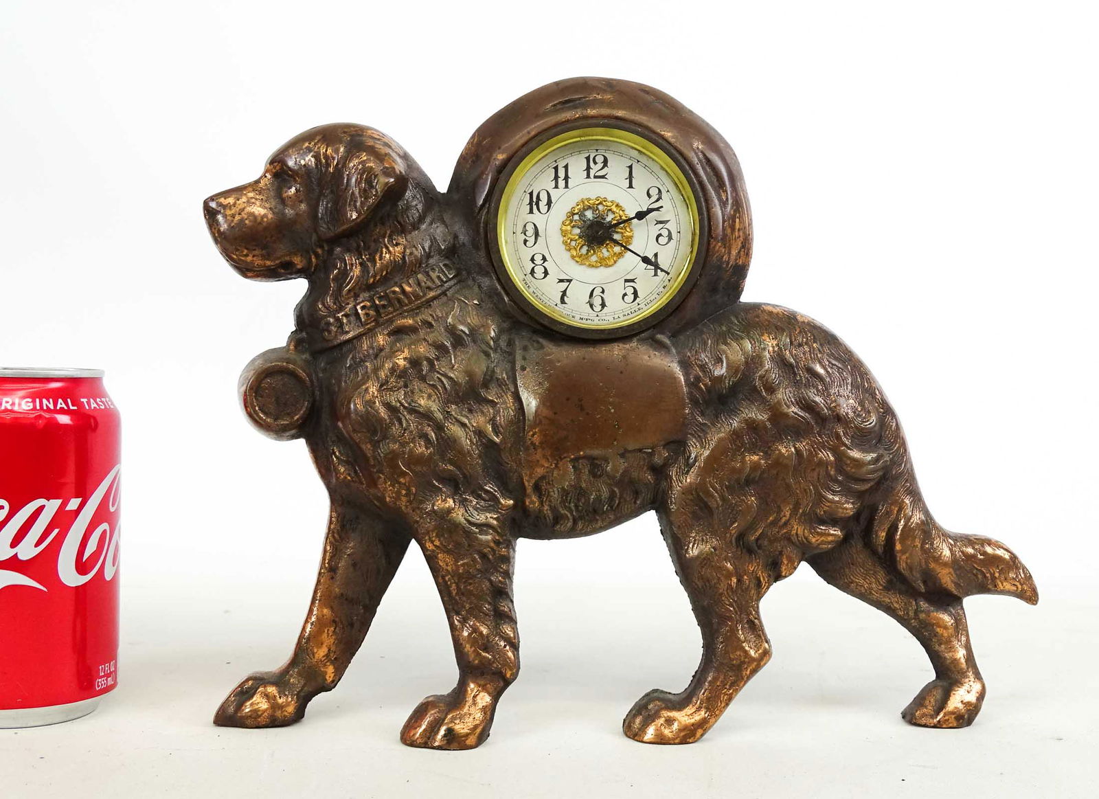 Figural St. Bernard Clock (1 of 4)