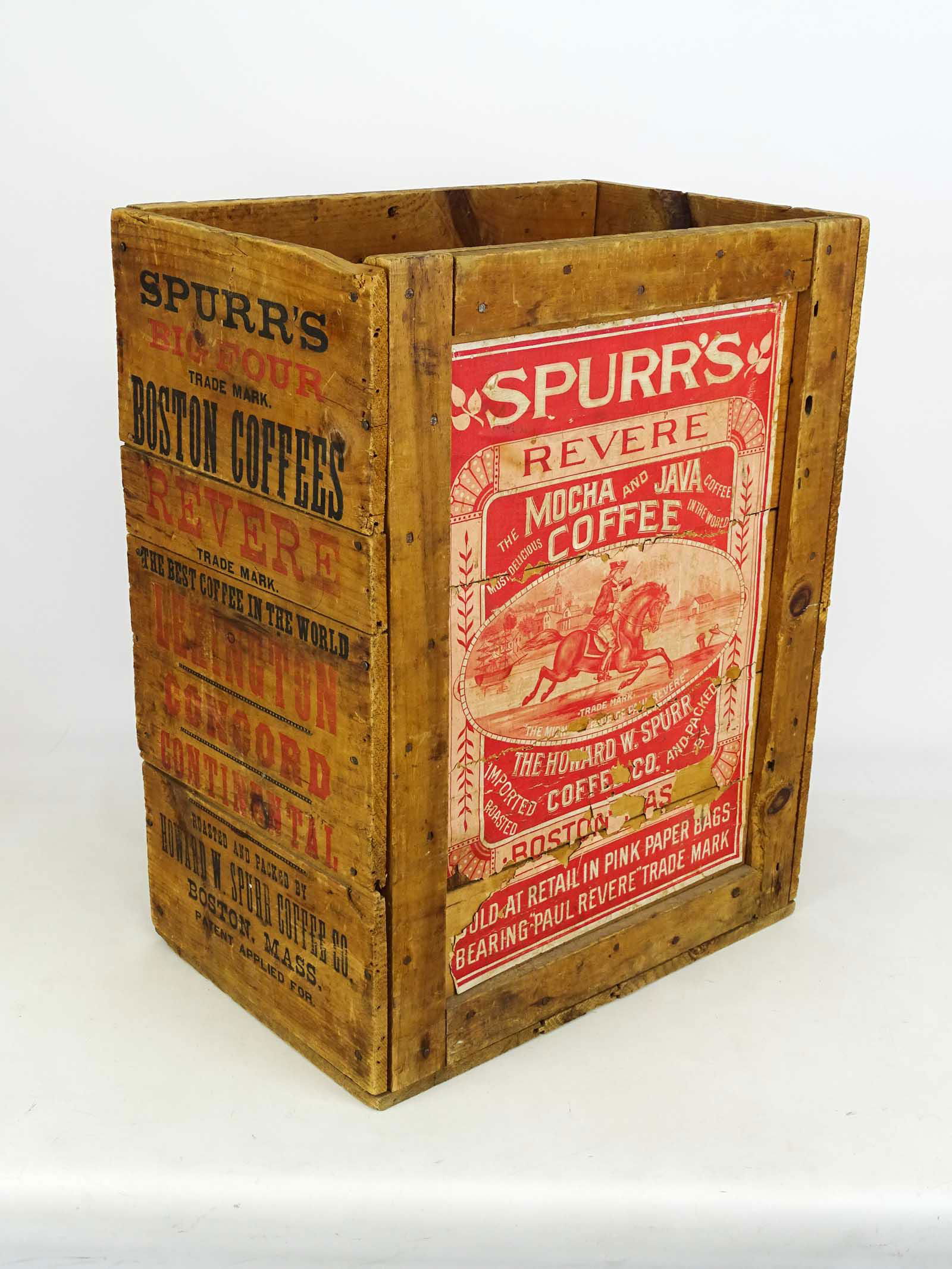 Early Coffee Advertising Bin (1 of 3)