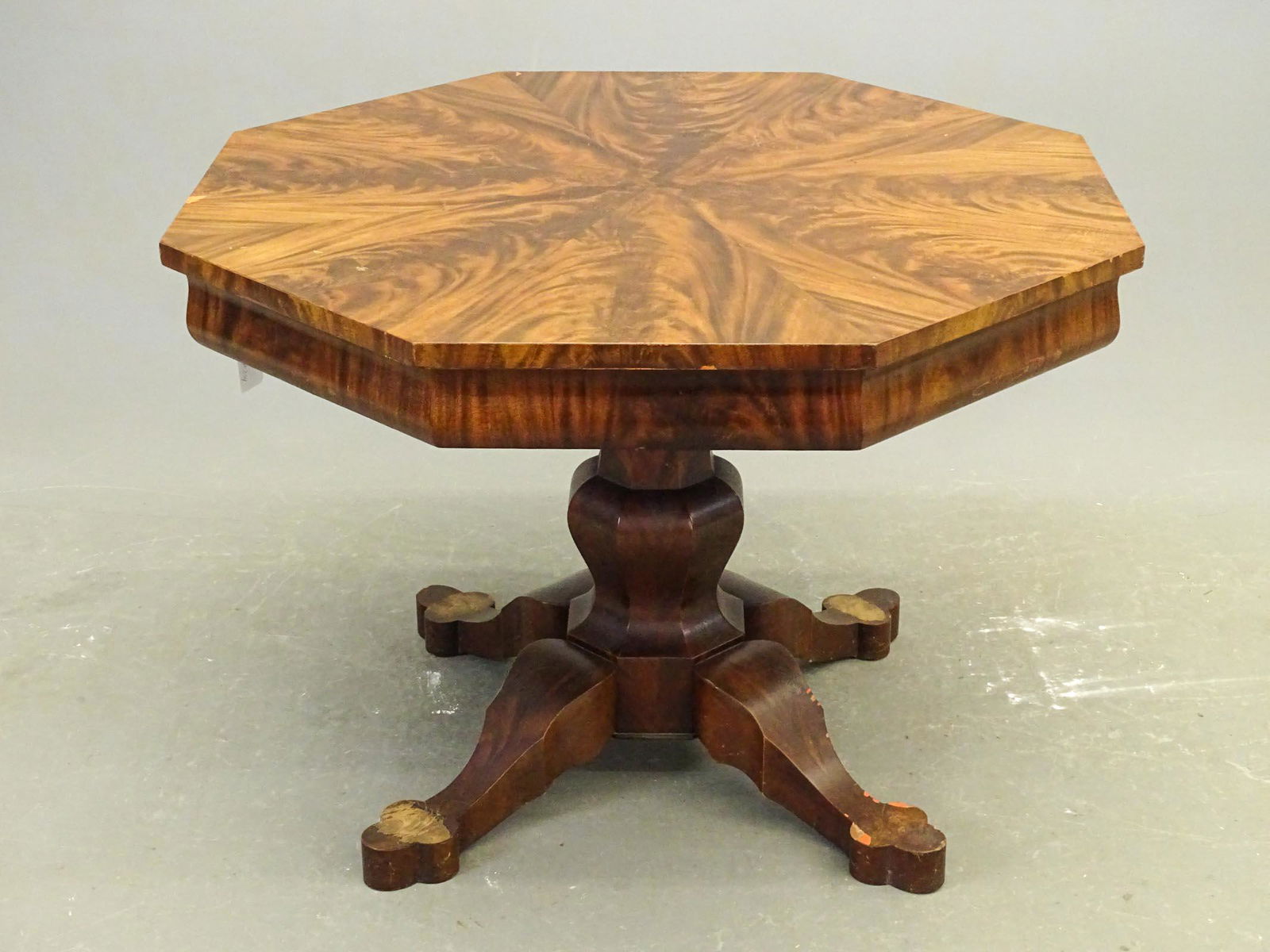 19th c. Empire Octagonal Center Table (1 of 5)