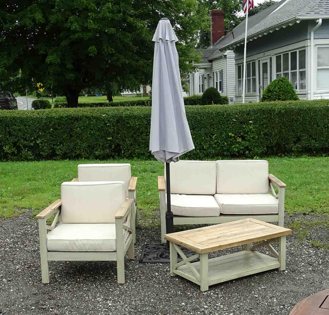 Teak Patio Set (1 of 9)