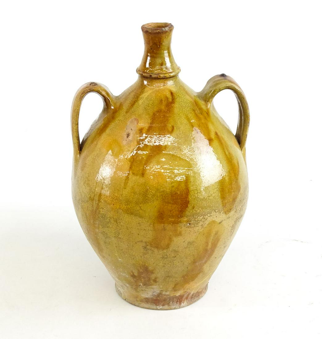 19th c. Redware Jug (1 of 5)