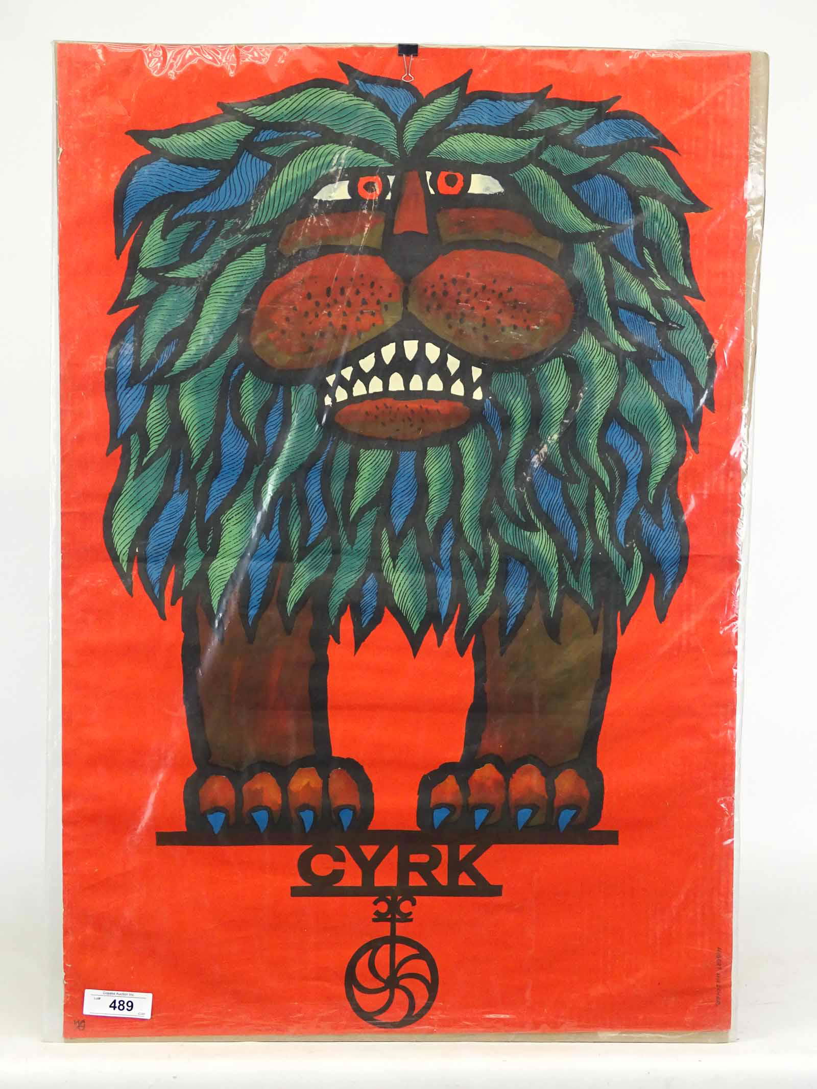CYRK Polish Circus Lion Poster (1 of 2)