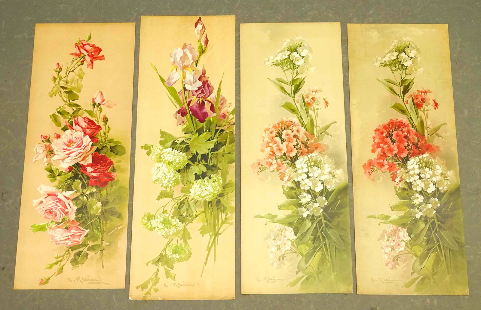 Flower Still Life Set of Antique Prints (4) (1 of 2)
