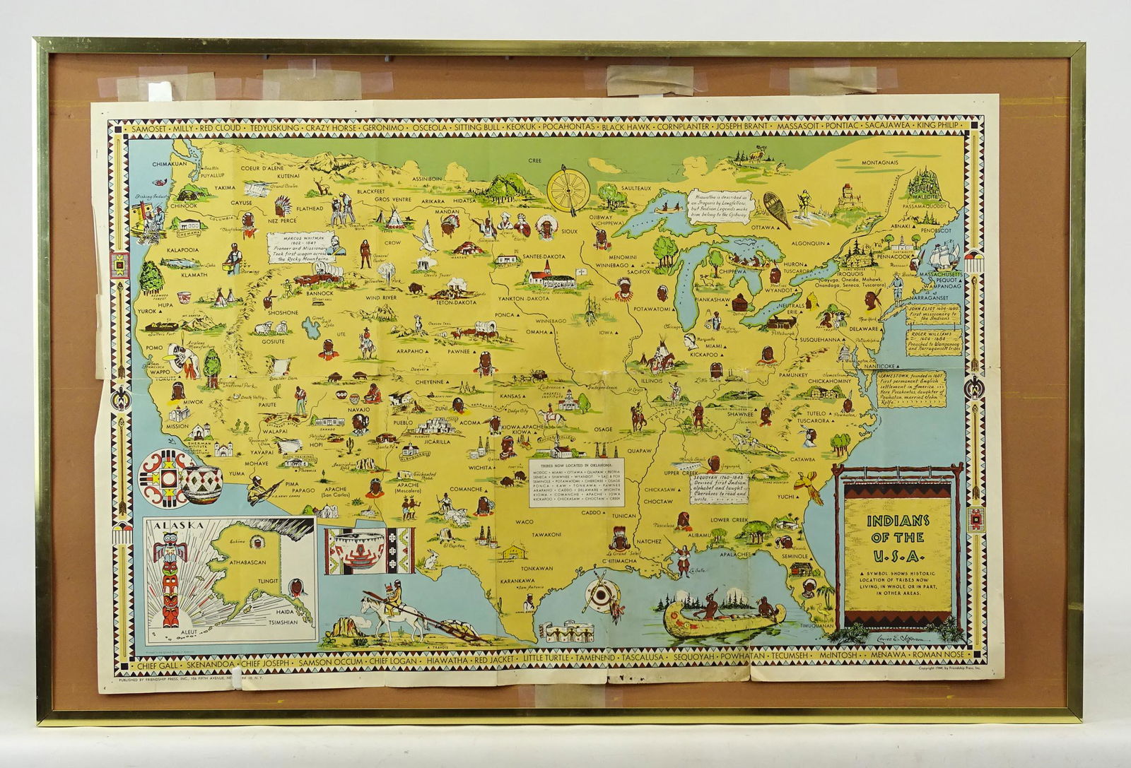 Pictorial Map United States Indians (1 of 2)
