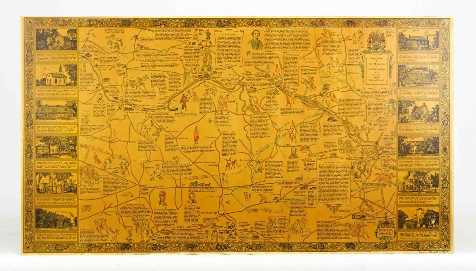 Pictorial Map Mohawk Indians (1 of 5)