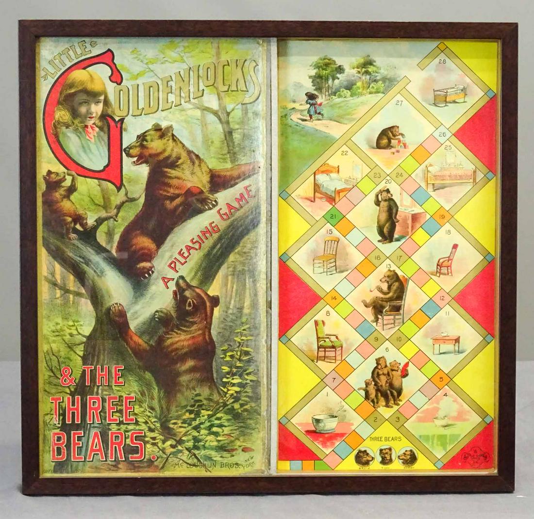 McLoughlin Brothers Framed Bear Game (1 of 3)