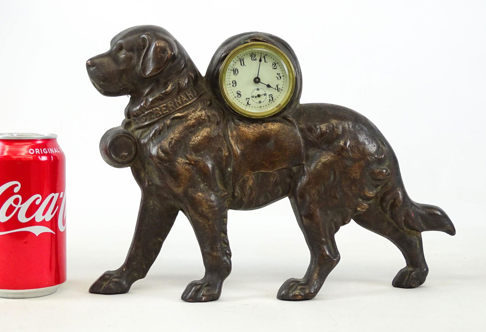 St. Bernard Figural Clock (1 of 3)