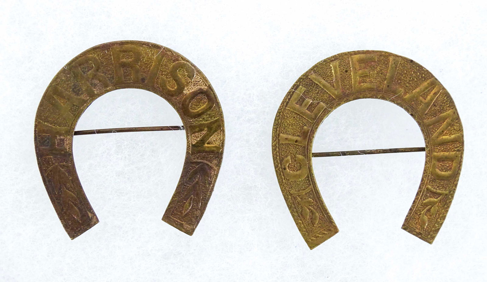 Harrison & Cleveland Horseshoe Pins (1 of 2)