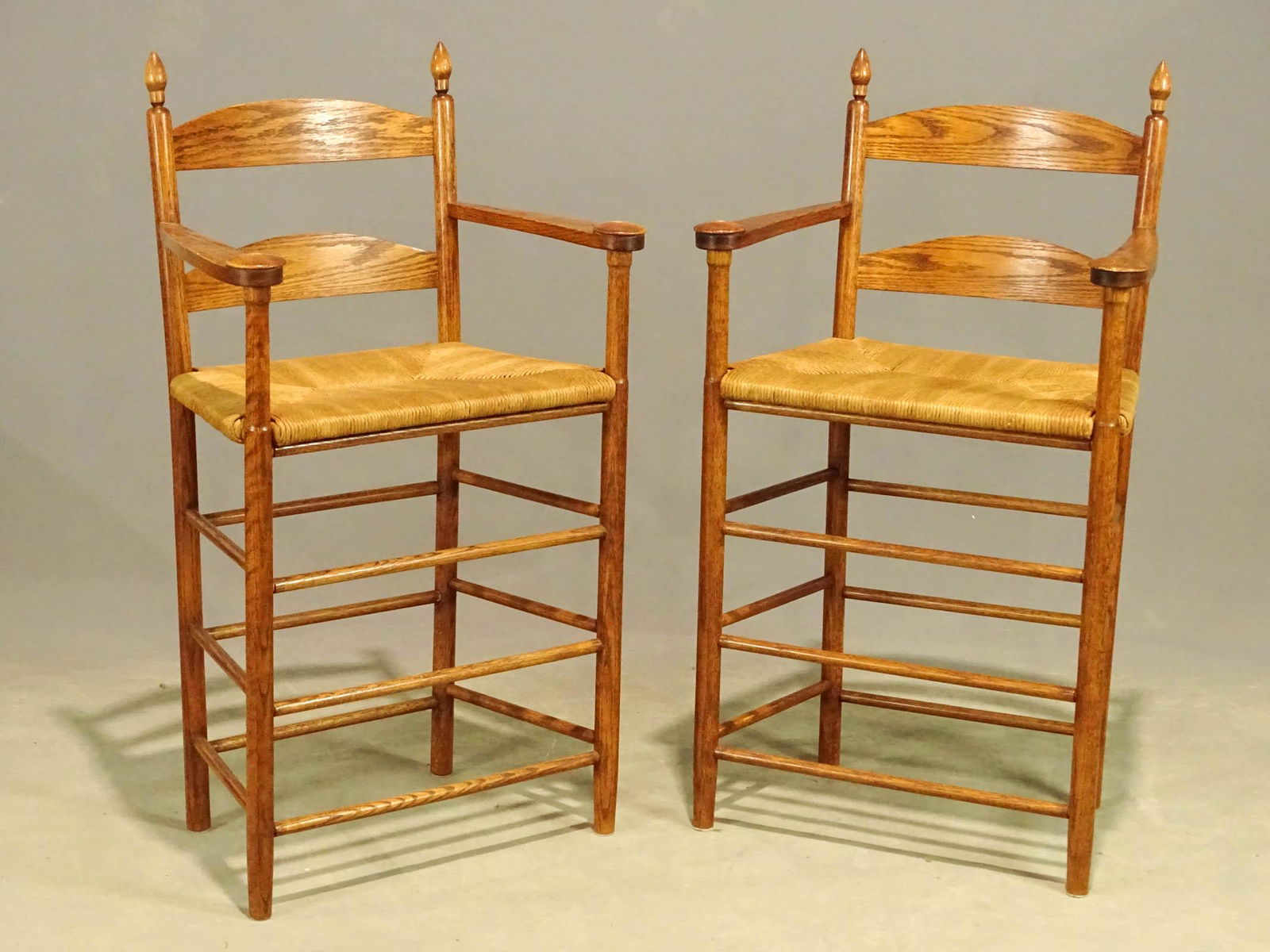 Pair Shaker Style Chairs (1 of 4)