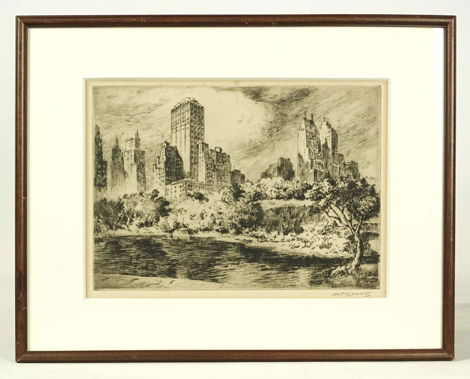 Etching by Nat Lowell (1 of 5)