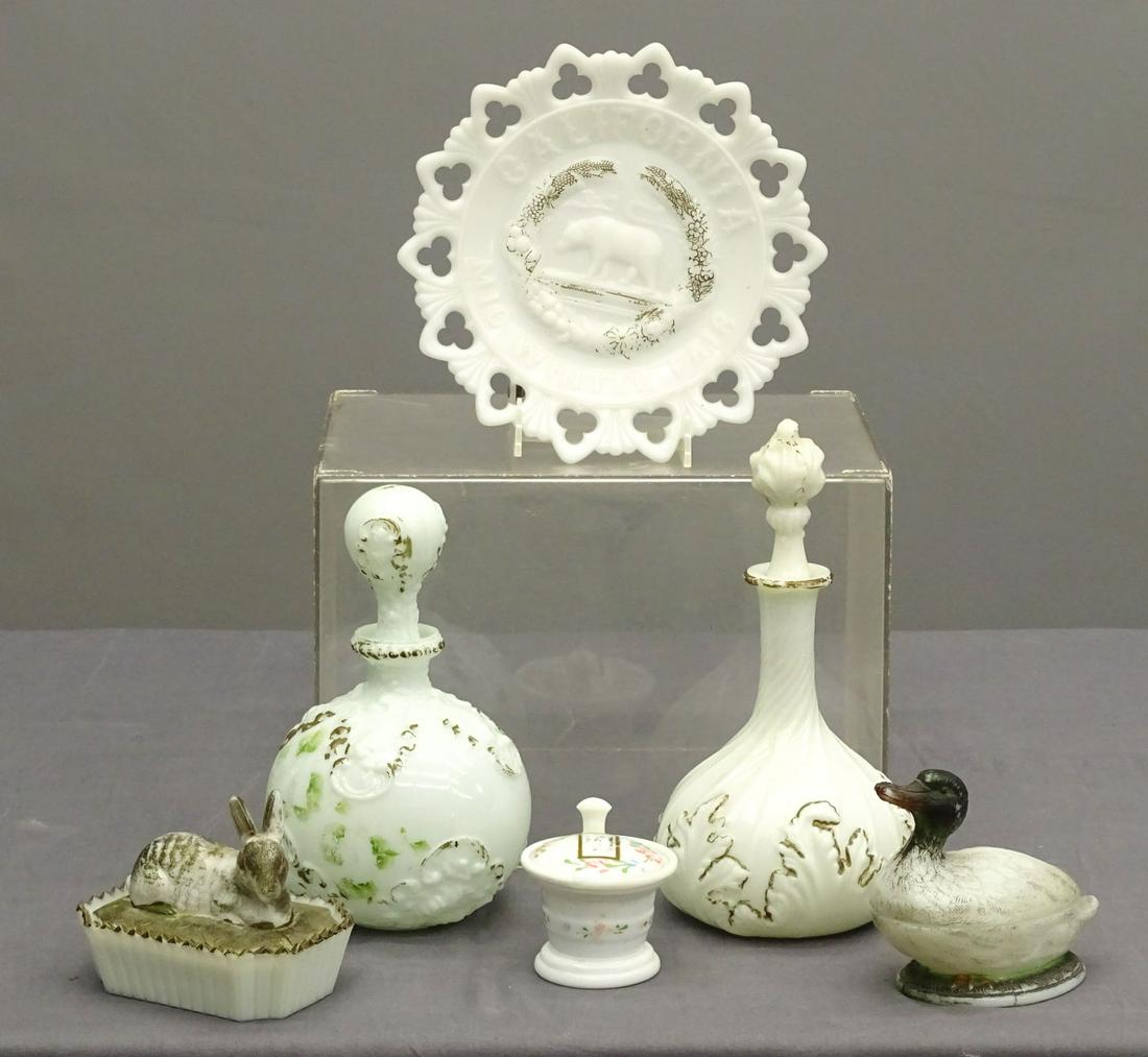 Milk Glass Lot (1 of 12)