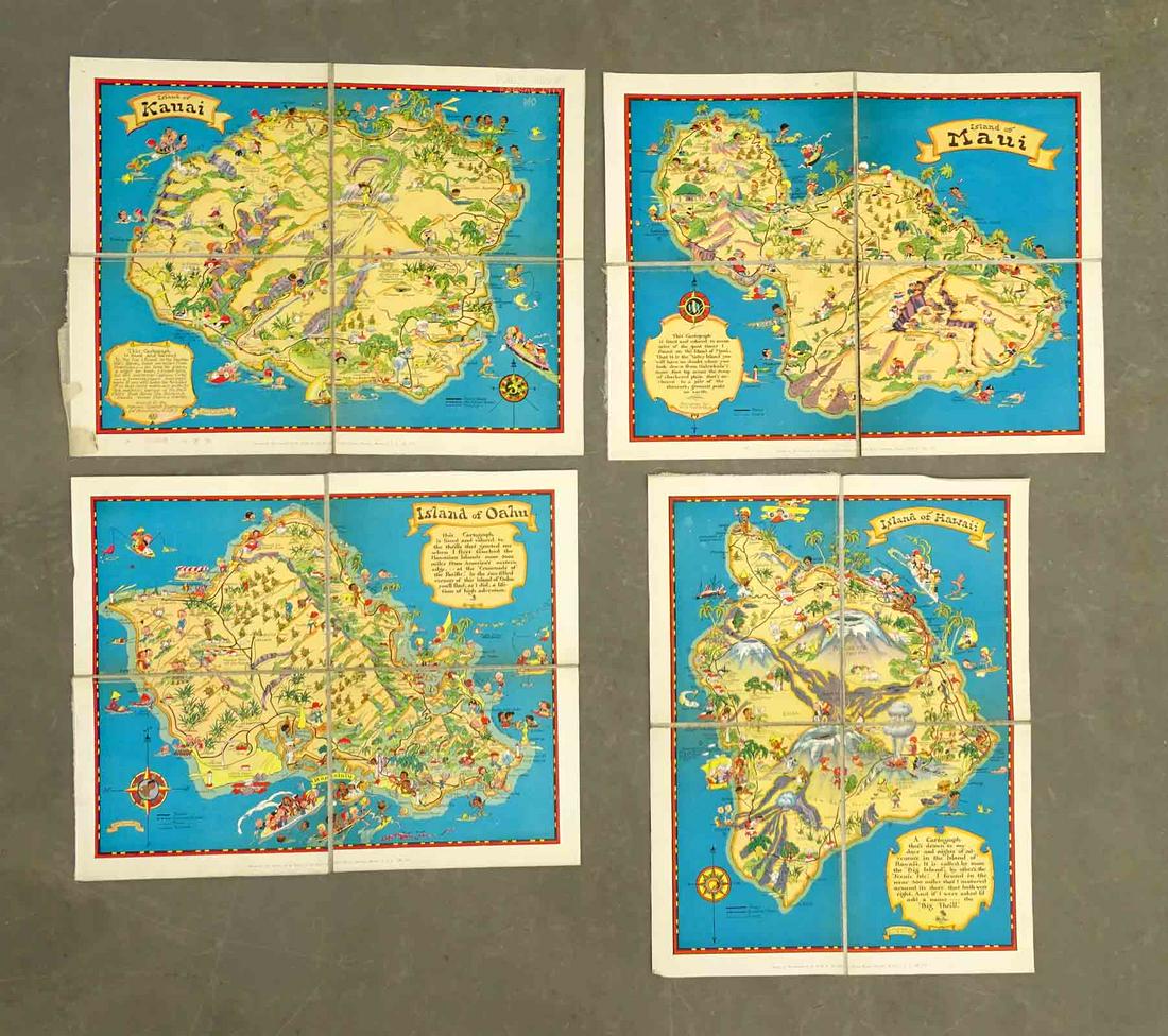 Ruth Taylor White Hawaii Pictorial Maps (4) (1 of 6)