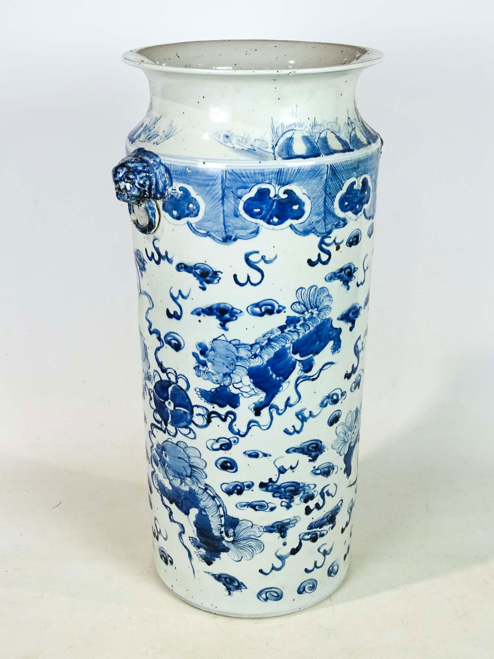 Asian Pottery Umbrella Holder (1 of 4)