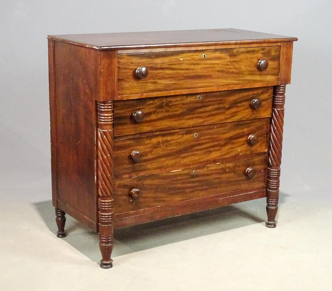 19th c. Empire Chest of Drawers (1 of 4)
