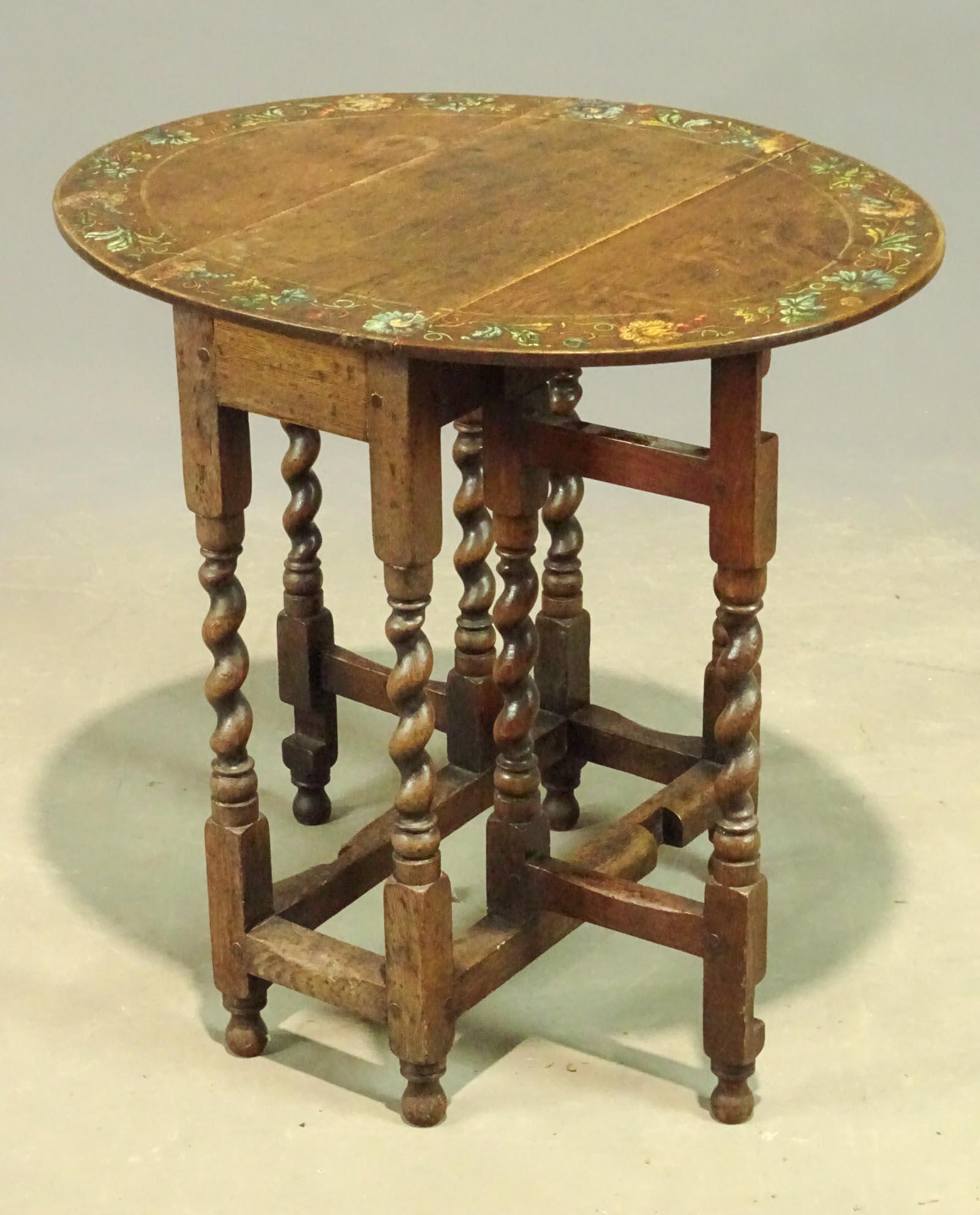 Diminutive English Dropleaf Table (1 of 3)