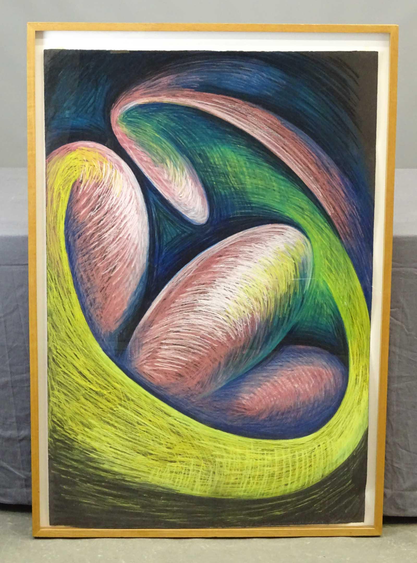 Jonathan Santlofer (b. 1946) Abstract Art (1 of 3)