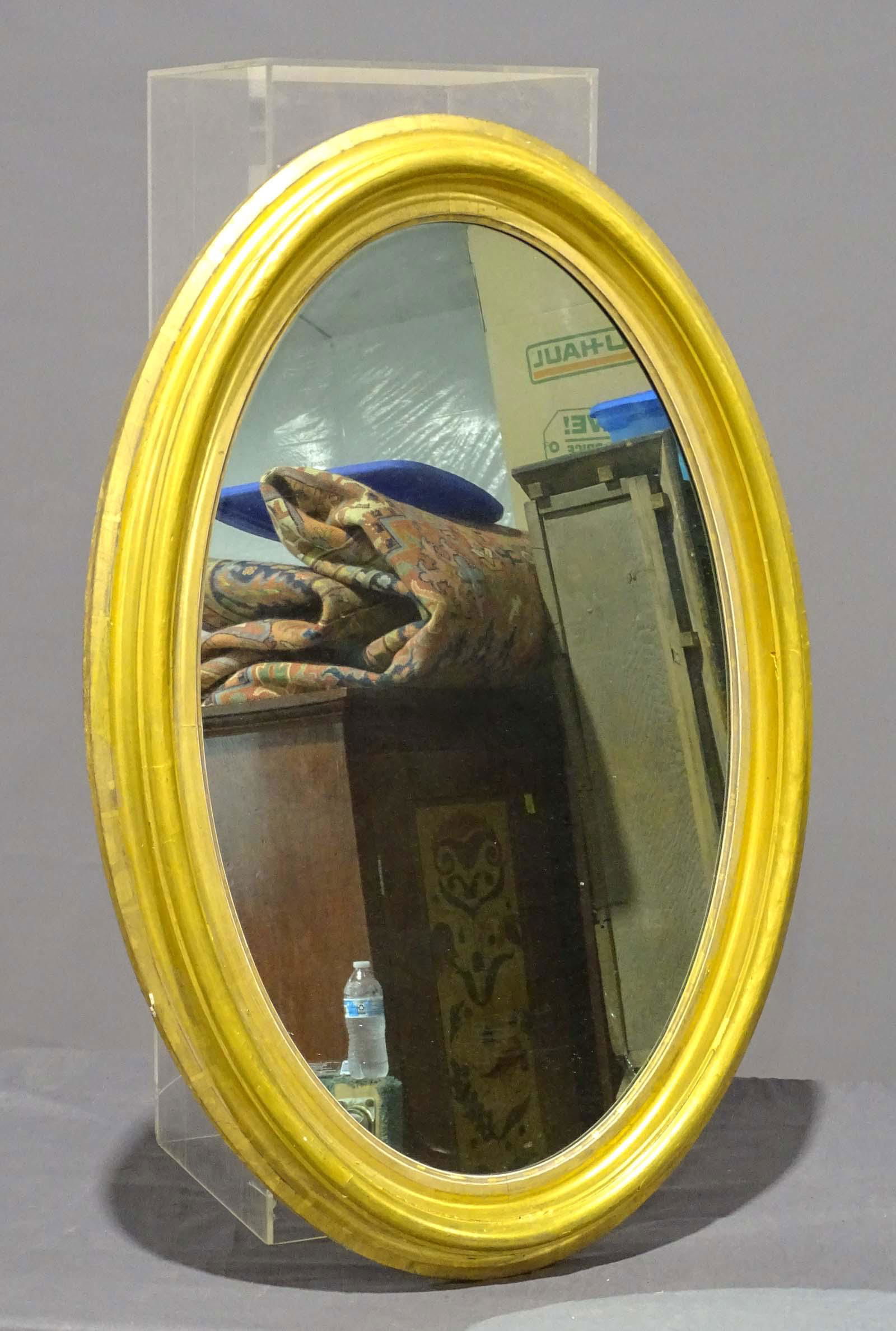 19th c. Oval Mirror (1 of 3)