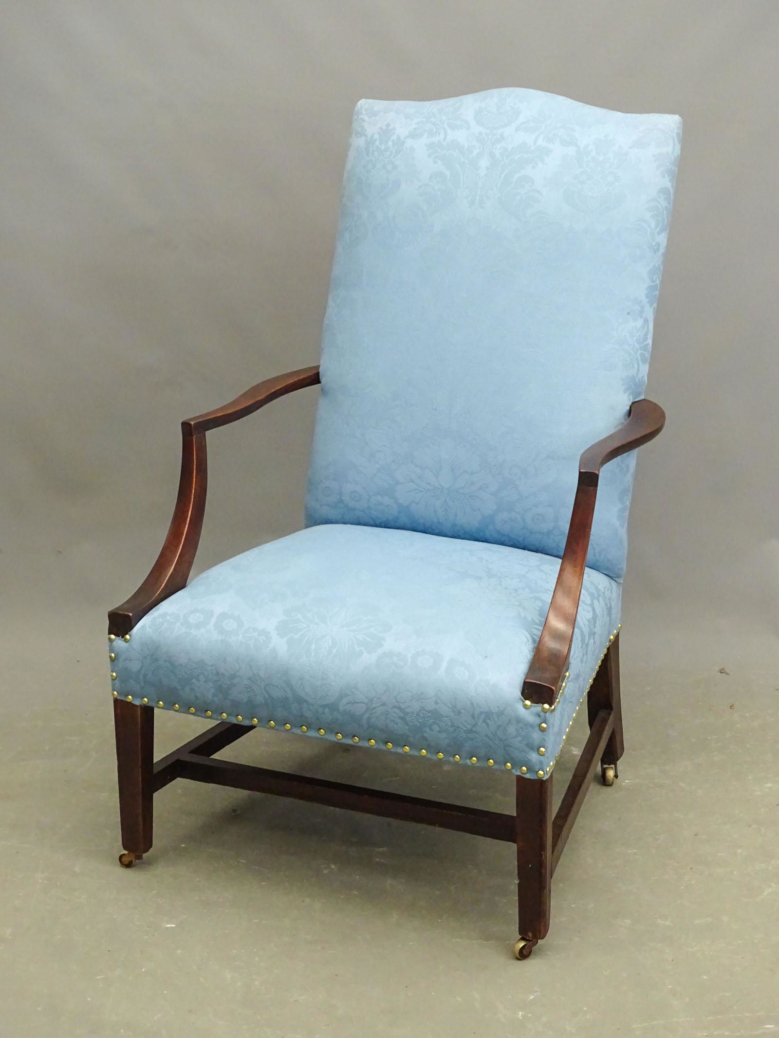 19th c. Mahogany Lolling Chair (1 of 3)