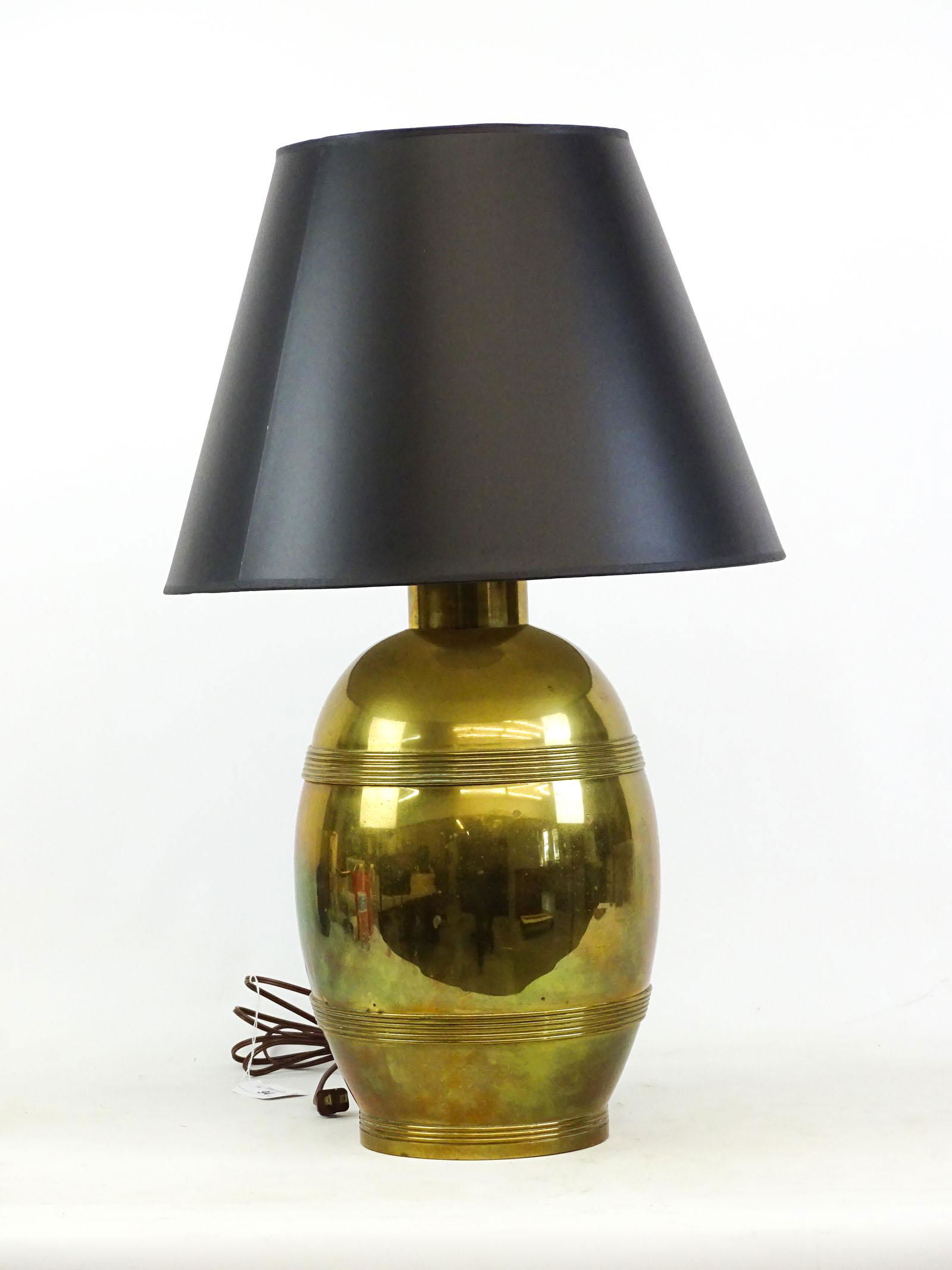 Brass Table Lamp Marked Chapman (1 of 2)