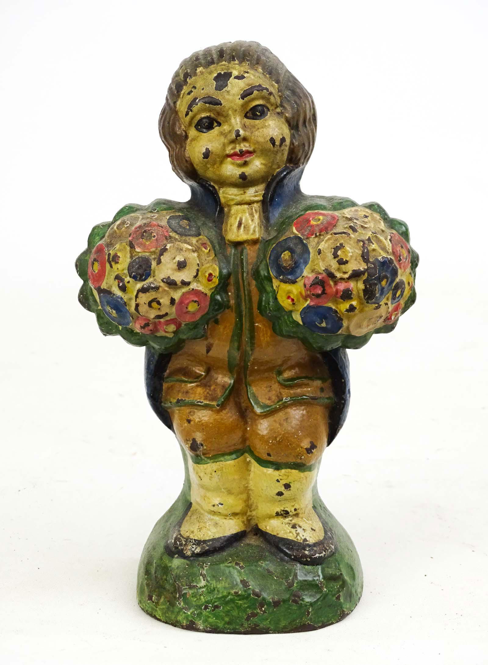 Cast Iron Flower Carrier Doorstop (1 of 3)