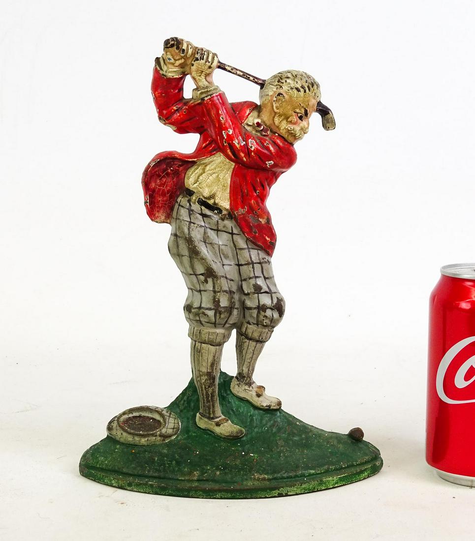 Cast Iron Golfer Doorstop (1 of 5)