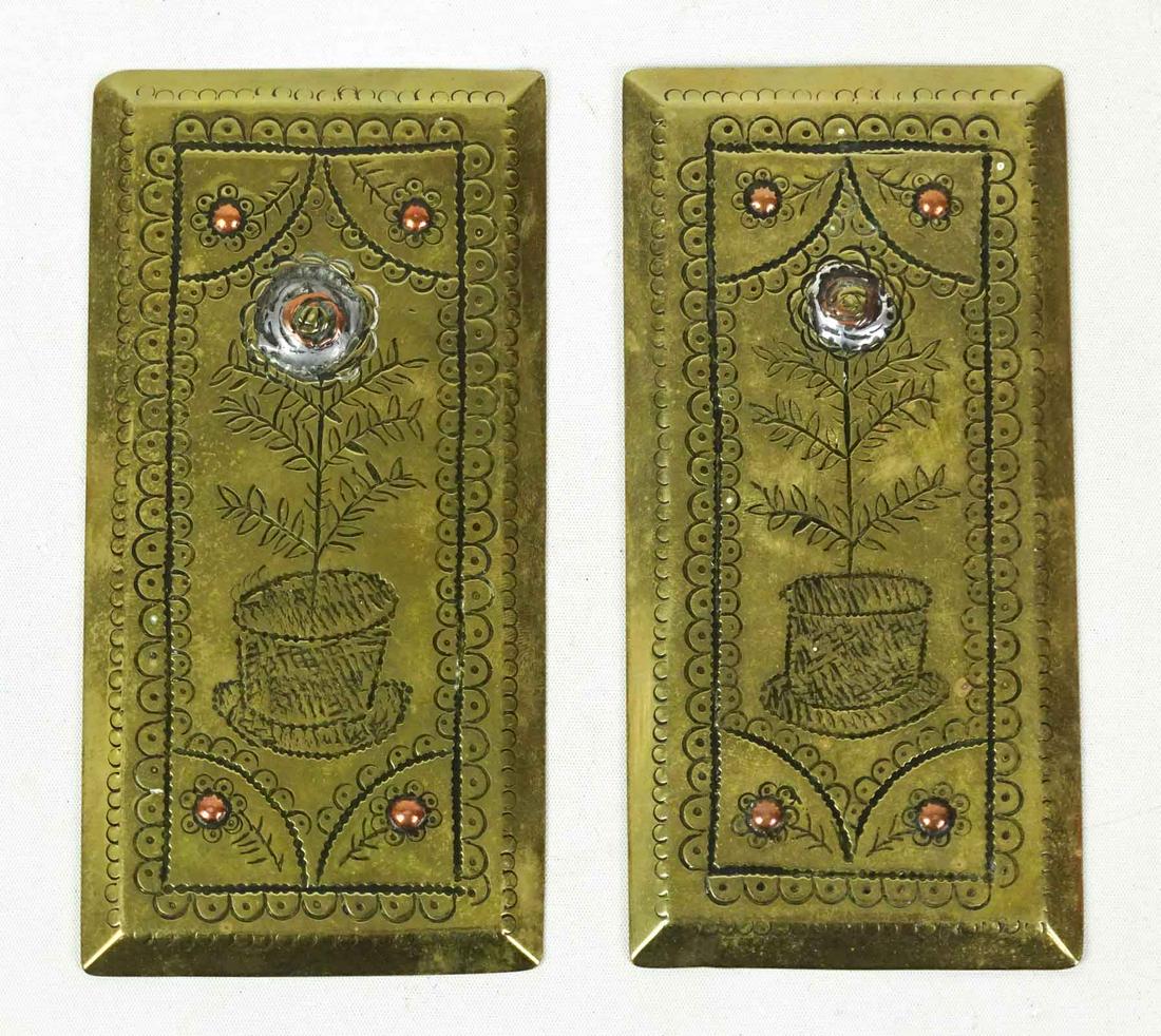 Two Brass English Paperweights (1 of 3)