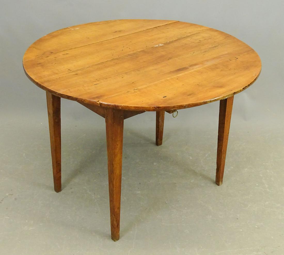 19th c. French Cherry Dropleaf Table (1 of 3)